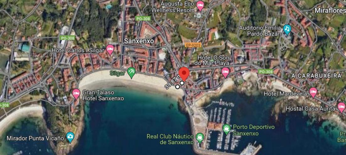 Desconectaengalicia Carlos Casas Playa Silgar Sanxenxo Extérieur photo